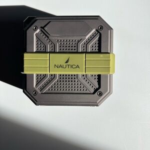 Nautica Black and Green Speaker